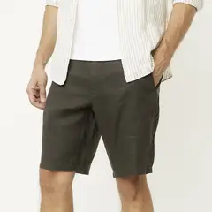 WOLF&HANK - Short 100% Lino Casual Hombre