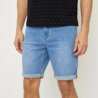 NEWPORT - Short Jean Algodón Casual Hombre Newport.