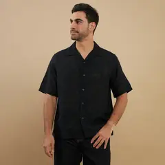 BASEMENT - Camisa Casual Regular Fit Hombre