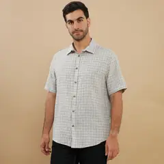 BASEMENT - Camisa Algodón Casual Hombre