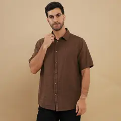 BASEMENT - Camisa Algodón Casual Hombre