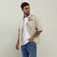 DENIMLAB - Camisa Algodón Boxy Fit Hombre