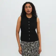 UNIVERSITY CLUB - Chaleco Lino Mujer