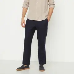 WOLF&HANK - Pantalón 100% Lino Regular Fit Hombre