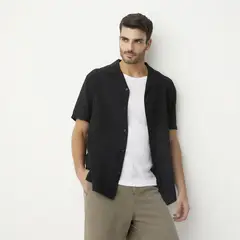 BASEMENT - Camisa Casual Regular Fit Hombre
