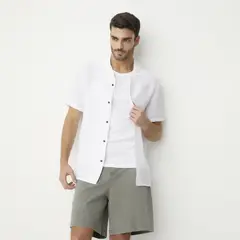 BASEMENT - Camisa Casual Regular Fit Hombre