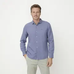 LA MARTINA - Camisa Lino Casual Regular Fit Hombre