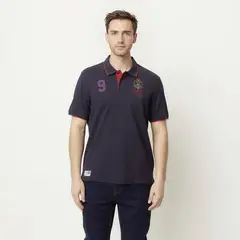 UNIVERSITY CLUB - Polo 100% Algodón Manga Larga Hombre