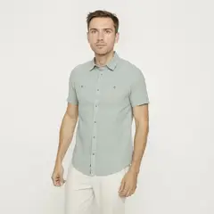 UNIVERSITY CLUB - Camisa Algodón Casual Hombre