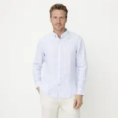LA MARTINA - Camisa 100% Lino Casual Regular Fit Hombre