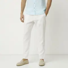 CASCAIS - Pantalón Lino Regular Fit Hombre