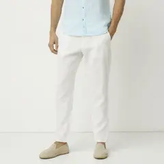 CASCAIS - Pantalón Lino Regular Fit Hombre