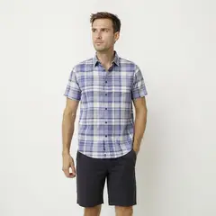 UNIVERSITY CLUB - Camisa 100% Algodón Casual Regular Fit Hombre