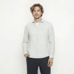 CASCAIS - Camisa 100% Lino Casual Hombre