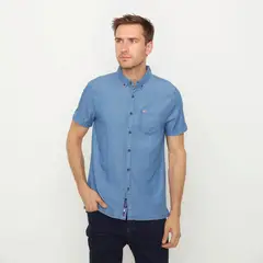 UNIVERSITY CLUB - Camisa Algodón Casual Hombre