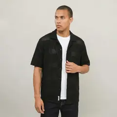 DENIMLAB - Camisa 100% Algodón Baggy Fit Hombre