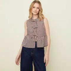 SYBILLA - Blusa Sin Mangas Mujer