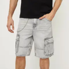 MOSSIMO - Short Jean Cargo Fit Hombre