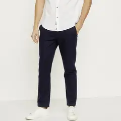 UNIVERSITY CLUB - Pantalón Lino Regular Fit Hombre