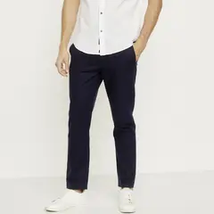 UNIVERSITY CLUB - Pantalón Lino Regular Fit Hombre