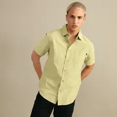 DOO AUSTRALIA - Camisa 100% Algodón Regular Fit Hombre