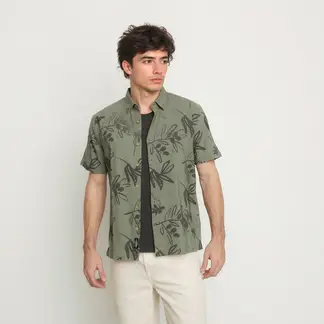 BEARCLIFF - Camisa Algodón Regular Fit Hombre Starter