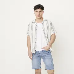 BEARCLIFF - Camisa Algodón Regular Fit Hombre