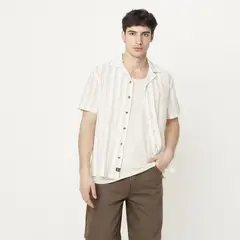 BEARCLIFF - Camisa Algodón Regular Fit Hombre