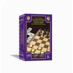 undefined - Juego De Mesa Ajedrez-damas-domino