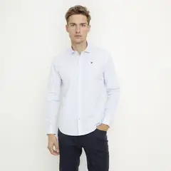 WOLF&HANK - Camisa 100% Algodón Casual Hombre