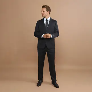 LA MARTINA - Terno 100% Lana Slim Fit Hombre