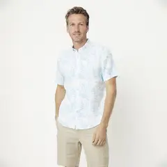 LA MARTINA - Camisa 100% Lino Casual Regular Fit Hombre