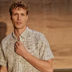 LA MARTINA - Camisa 100% Lino Casual Regular Fit Hombre