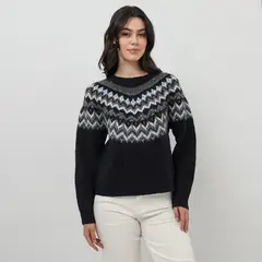 UNIVERSITY CLUB - Chompa Manga Larga Mujer