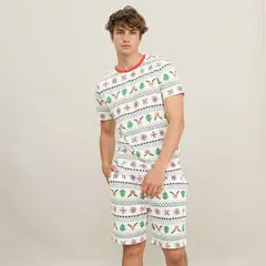 BEARCLIFF - Pijama Algodón Navidad Hombre