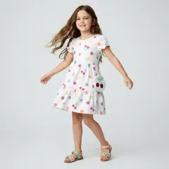 YAMP - Vestido Niña Más Cartera Algodón