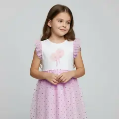 YAMP - Vestido Niña Algodón