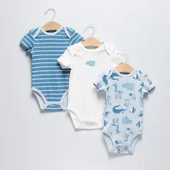 YAMP - Body Bebé Niño Pack X3