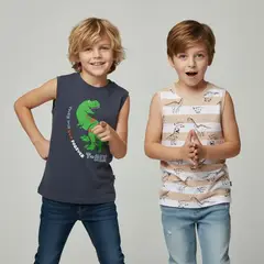 YAMP - Polo Niño Pack X2 Algodón