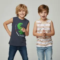 YAMP - Polo Niño Pack X2 Algodón