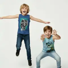 JURASSIC WORLD - Polo Niño Pack X2