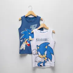 SONIC - Polo Niño Pack X2