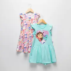 LA CASA DE GABBY - Vestido Niña Pack X2 Gabbys Dollhouse