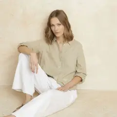 BASEMENT - Blusa Manga Larga Mujer