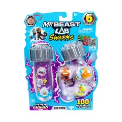 MR BEAST LAB - Figuras Pack X6 Mr Beast
