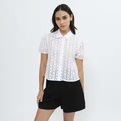 SYBILLA - Blusa Manga Corta Mujer