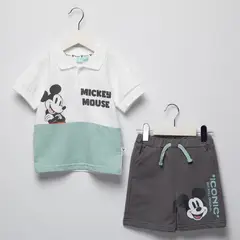 DISNEY - Conjunto Bebé Niño Algodón Mickey Mouse