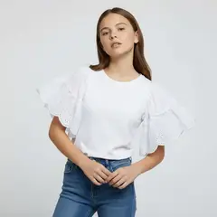 ELEVEN - Polo Manga Corta Niña Algodón