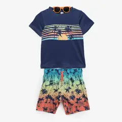 YAMP - Traje de Baño más Polo UV más Lentes Niño