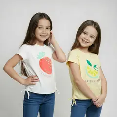 YAMP - Polo Niña Pack X2 Algodón